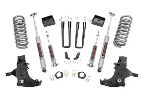 GMC C1500 Suspension Lift Kit - Rough Country - 6-Inch Lift, Premium N3 Shocks - Metallic Silver - '88-'99 GMC C1500 Suspension Lift Kit - Rough Country - 6-Inch Lift, Premium N3 Shocks - Metallic Silver - '88-'99